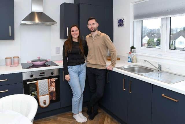 Natalie Goodall and Will Coan moved into their new Bellway home with help from a similar incentive