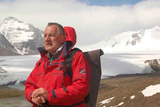 Mike Marshall on a skiing trip