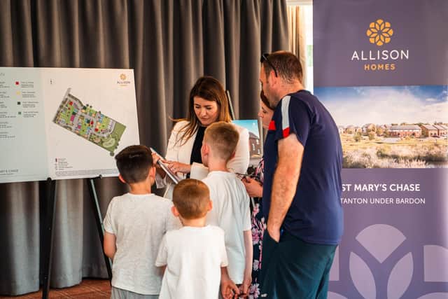 The launch event gave prospective buyers the chance to view site plans