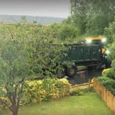 The aftermath of the tractor incident which led to internet and telephone services being down at Plungar