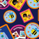 Designs of the new bee rescuer, celebrations, thrift, and nostalgia badges
