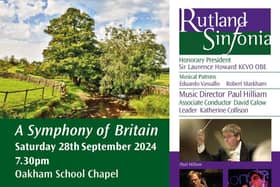 Rutland Sinfonia September Concert.