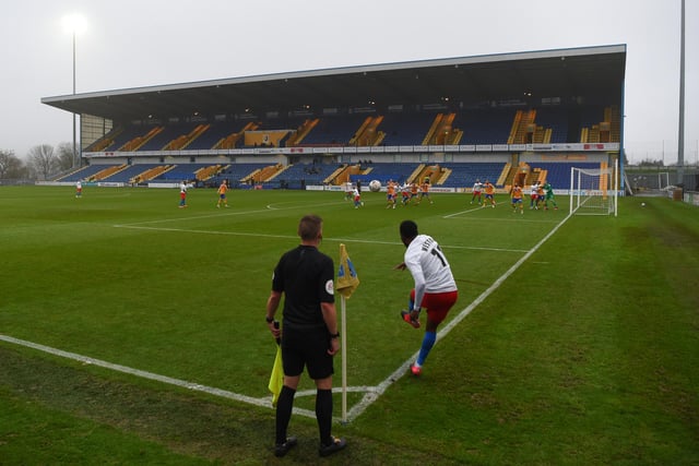 Mansfield Town have an average crowd for home games of 4,795.