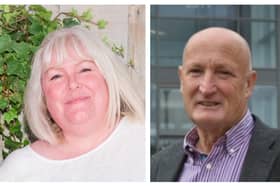 Councillor Sarah Cox and Councillor Joe Orson - both contributed to a politically-charged 'extraordinary council meeting'
