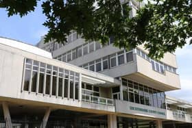 The Leicestershire County Council offices in Glenfield