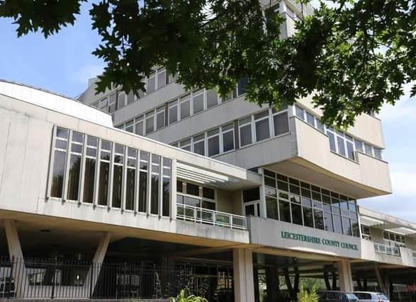 The Leicestershire County Council offices in Glenfield