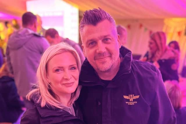 Jo Artherton & Gareth Bright of Woodcote Events Ltd