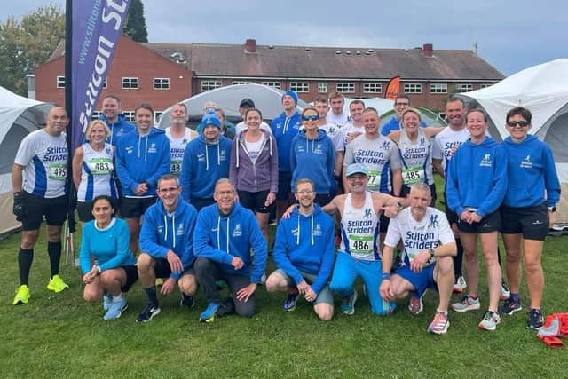 Stilton Striders at the Markfield 10k race.