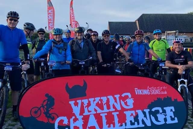 Some of the participants in this year's Viking Challenge at Redmile