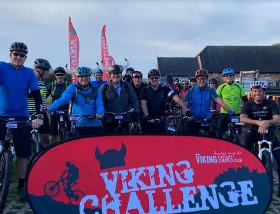 Some of the participants in this year's Viking Challenge at Redmile