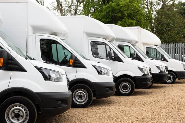 A wide selection of commercial vehicles