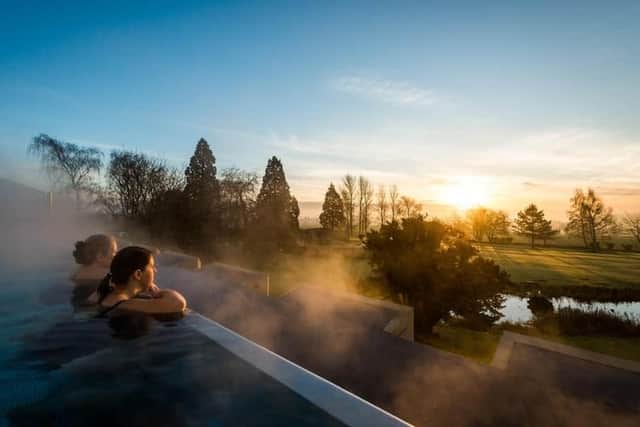 The Infinity Pool at Ragdale Hall Spa