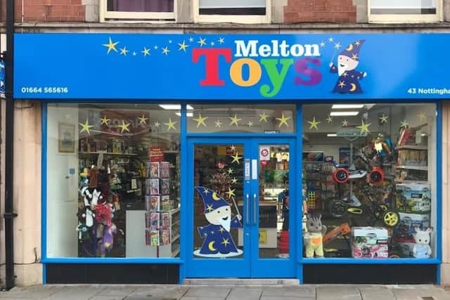 The Melton Toys shop in Nottingham Street which has now closed