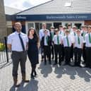 Tom and Katie show the visiting students around a ‘first fix’ home