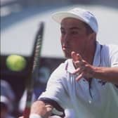 Danny Sapsford in Wimbledon action in 1995. Now heading for Melton.