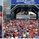 Melton Council chief executive, Edd de Coverly, with his medal after completing Sunday's Great North Run