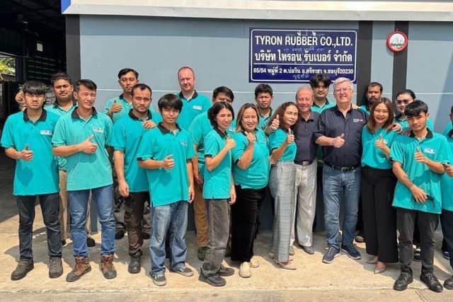 Tyron Runflat's team at new specialist manufacturing and testing facility