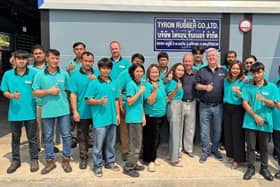 Tyron Runflat's team at new specialist manufacturing and testing facility