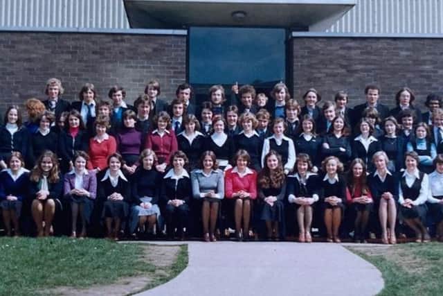 Sixth form student at King Edward VII School in Melton Mowbray pictured in 1977