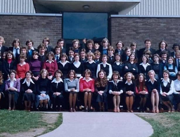 Sixth form student at King Edward VII School in Melton Mowbray pictured in 1977