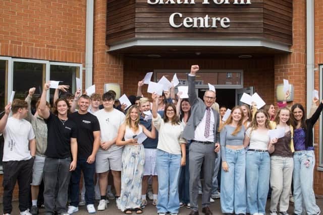 Ratcliffe College A-level and BTEC students celebrate their results this morning