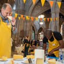 Judging for the Artisan Cheese Awards back in Melton back in 2022