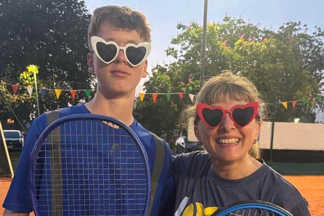 Melton's Rolan Garros winners Harrison Culpan and Karen Pearson.