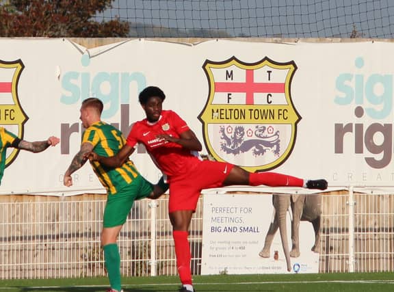 Ezekiel Danso - broke the deadlock for Melton at Hucknall.