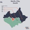 The district council leaders' proposal for north and south Leicestershire councils and a city council