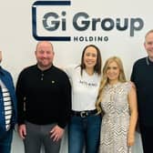 L-R Pete Taylor, Andrew Whittle, Emma-Louise Taylor, Lauren Mcneal, Andy Carpenter