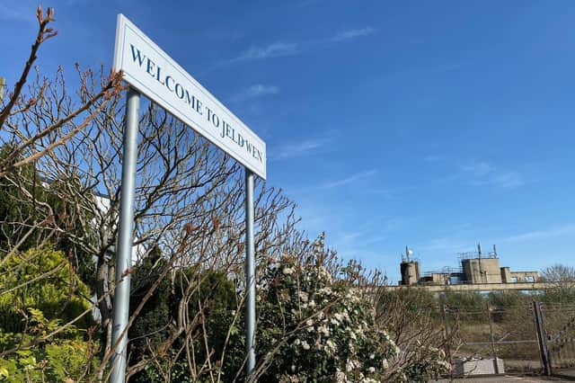 The vacant former Jeld-Wen factory site, where 298 new homes will be built