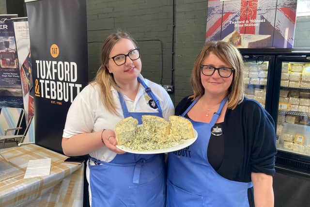 Arla Foods Melton Mowbray selling their cheese at last year's Artisan Cheese Fair