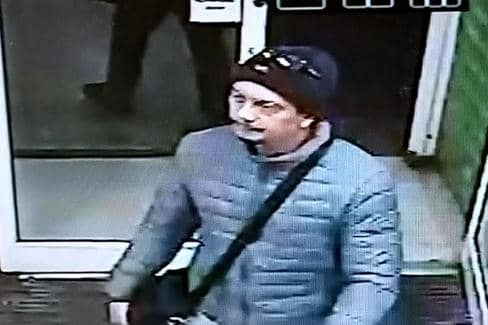 Do you know this man? Police want to speak to him after reports that a woman was inappropriately touched in a Melton shop