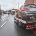 Police seized this car in Melton. (Photo: Melton Police).