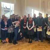 The team who are collecting food and supporting isolated and struggling people in Melton this Christmas