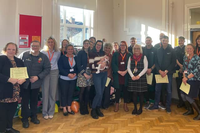 The team who are collecting food and supporting isolated and struggling people in Melton this Christmas