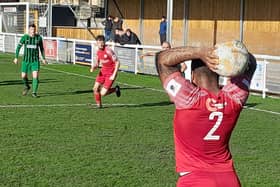 Action from Melton's win at Belper.