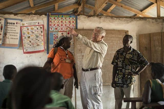 Nick Hewer in Sierra Leone