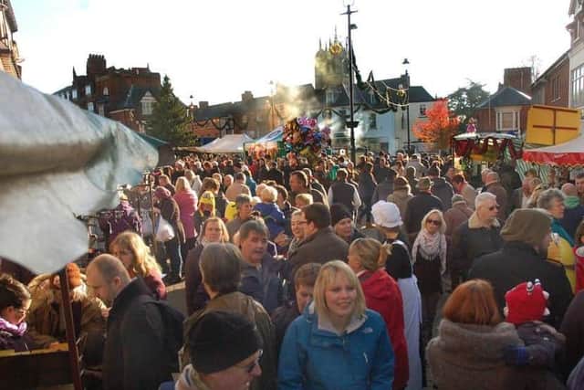 The annual Christmas market in Melton town centre - the latest one is being held this weekend
