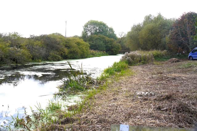Land is cleared for a riverside park as part of the Eye Kettleby lock restoration