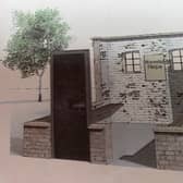 An artist's impression of what the retained vagrant cell feature will look like at the former St Mary's Hospital site at Melton