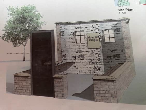 An artist's impression of what the retained vagrant cell feature will look like at the former St Mary's Hospital site at Melton