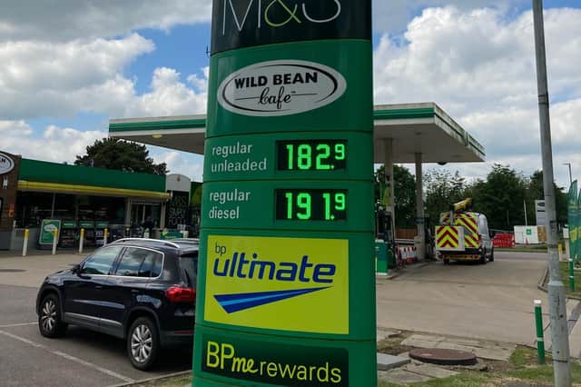 BP garage in Leicester Road, Melton