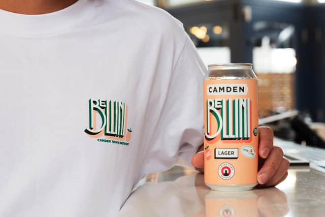 Bellini Lager has an ABV of 5.2 per cent and is available to purchase now