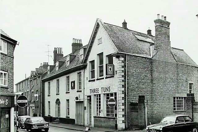 The Three Tuns, in King Street, Melton, which closed in the 1960s