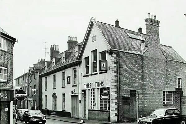 The Three Tuns, in King Street, Melton, which closed in the 1960s