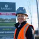Assistant Site Manager, Jess Fletcher, on site at King's Meadow