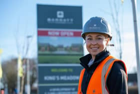 Assistant Site Manager, Jess Fletcher, on site at King's Meadow