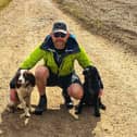 Andrew Stockdale with his beloved spaniels