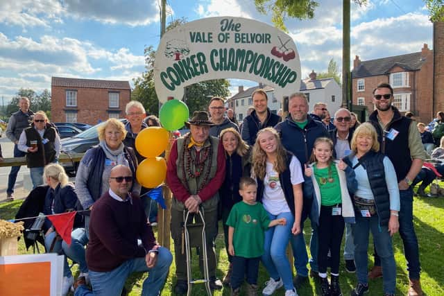 The organisers of the Vale of Belvoir Conker Championship 2024 at Long Clawson